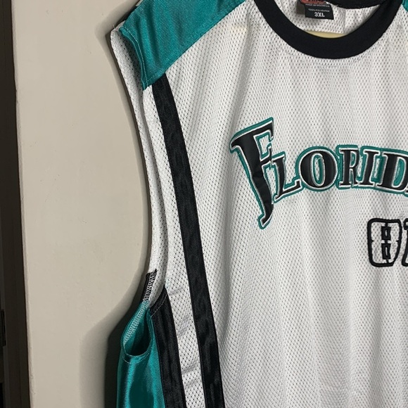 Retro Vintage 80s Florida Marlins Stardom Mesh Jersey Oversized 3xL FL Plus Size - Picture 9 of 11